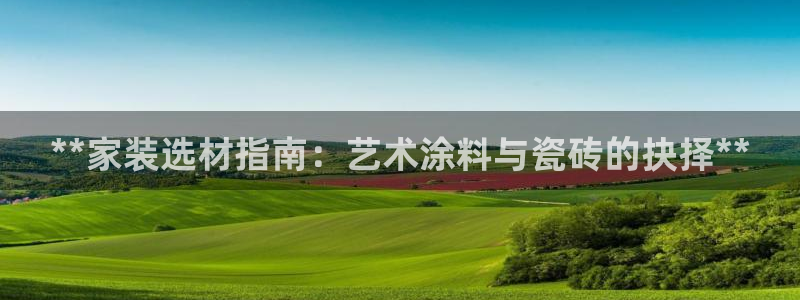 和记官网首页：**家装选材指南：艺术涂料与瓷砖的抉择**