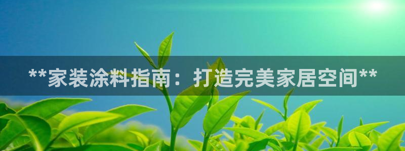 和记国际开户：**家装涂料指南：打造完美家居空间**