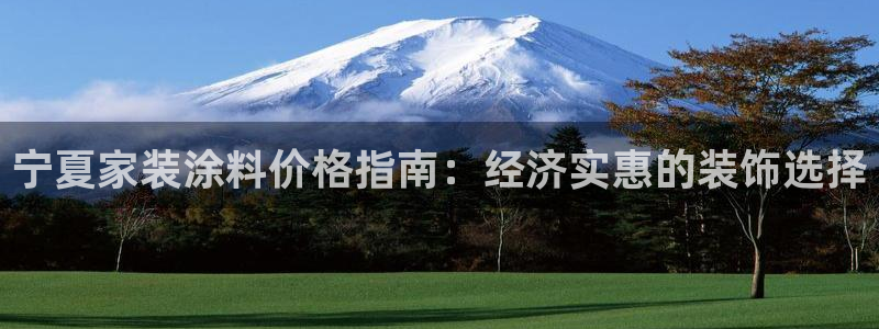 和记官网登陆：宁夏家装涂料价格指南：经济实惠的装饰选择