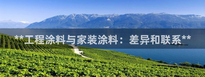 和记官方：**工程涂料与家装涂料：差异和联系**