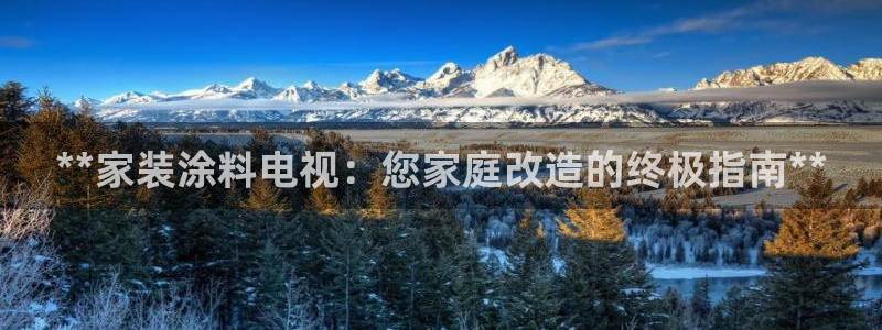 和记广告女主角：**家装涂料电视：您家庭改造的终极指南**