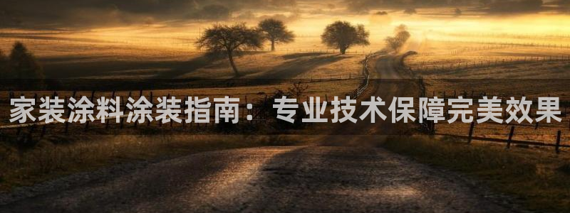 和记AG：家装涂料涂装指南：专业技术保障完美效果