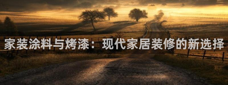 和记官方直营：家装涂料与烤漆：现代家居装修的新选择