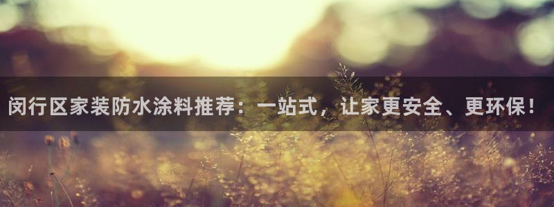 官方和记国际平台登录：闵行区家装防水涂料推荐：一站式，让家更