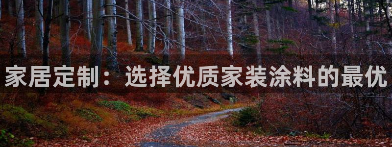 和记网页版：家居定制：选择优质家装涂料的最优