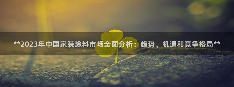 和记官网 公司：**2023年中国家装涂料市场全面分析：趋势